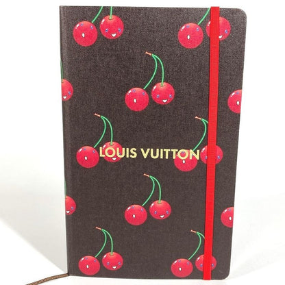 Louis Vuitton Notebook MM Jane Cherry Gi1371 Paper Brown