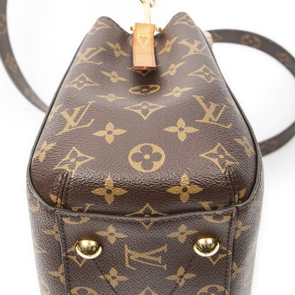 Louis Vuitton Montaigne Brown Monogram Canvas Messenger Bag — view 7