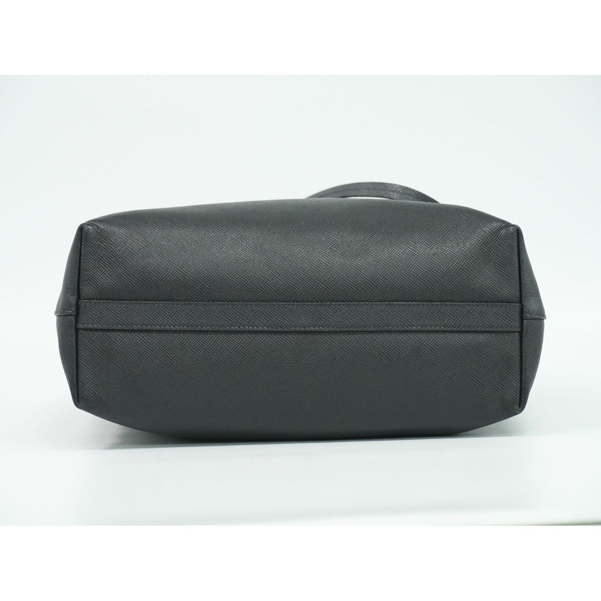 Prada Leather Shoulder Bag Tote Black — view 3