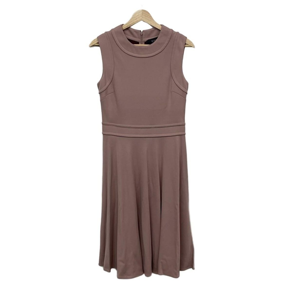 Gucci Dress M Pink Beige Sleeveless