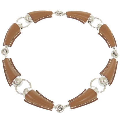 Hermes Epi Cours Ekestre Vaux Varenia Metal Fauve Silver Hardware