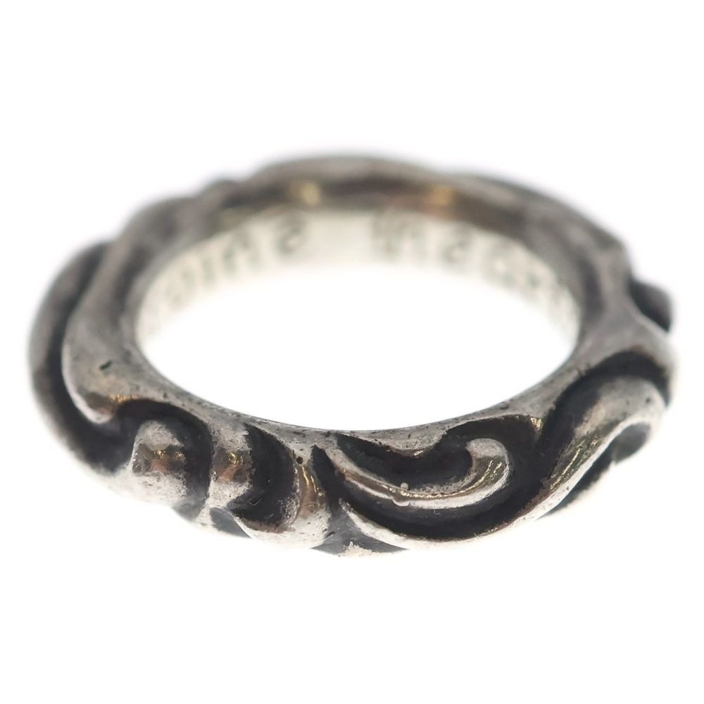 Chrome Hearts Scrl Band Scroll Ring Silver