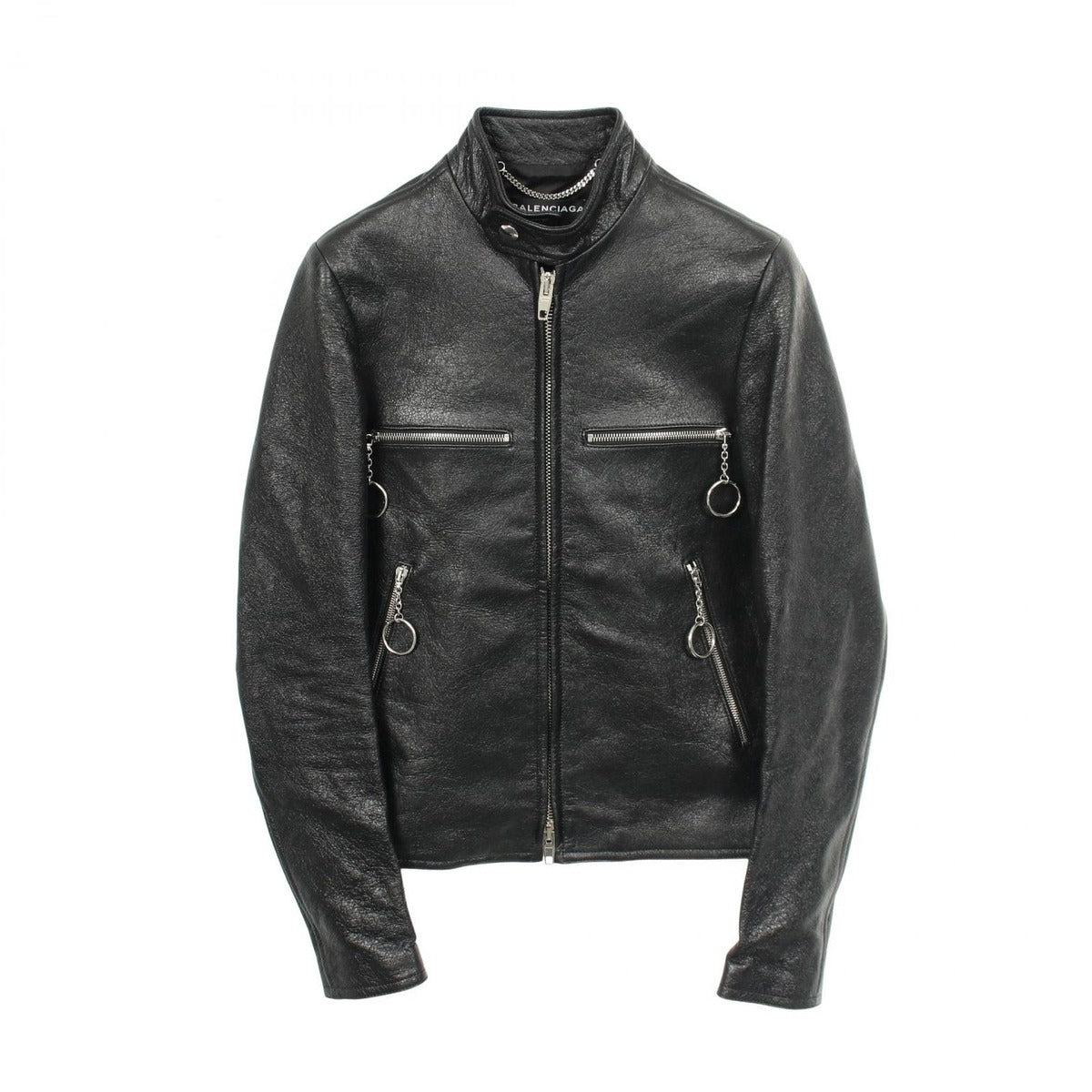Balenciaga Riders Jacket Single Leather