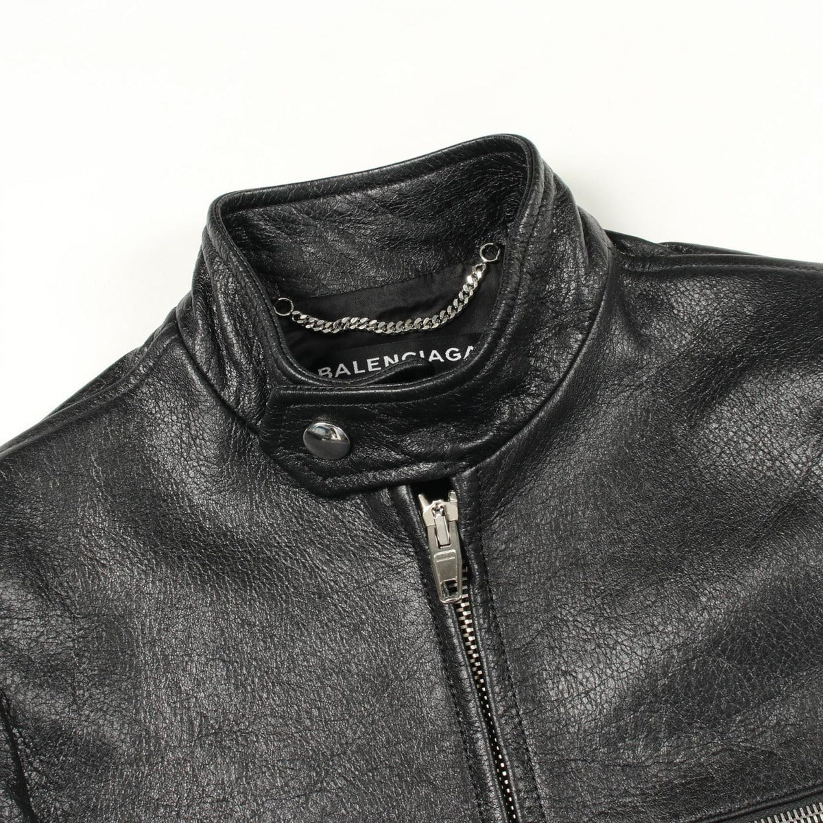 Balenciaga Riders Jacket Single Leather — view 7