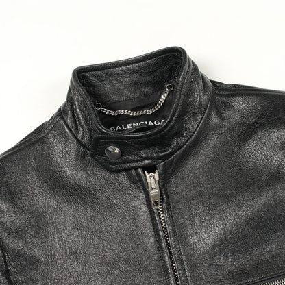 Balenciaga Riders Jacket Single Leather — view 7