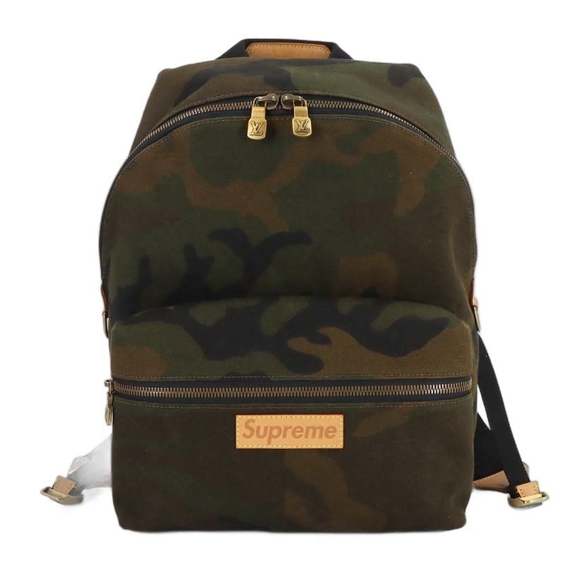 Louis Vuitton Supreme Apollo Backpack Canvas Camouflage