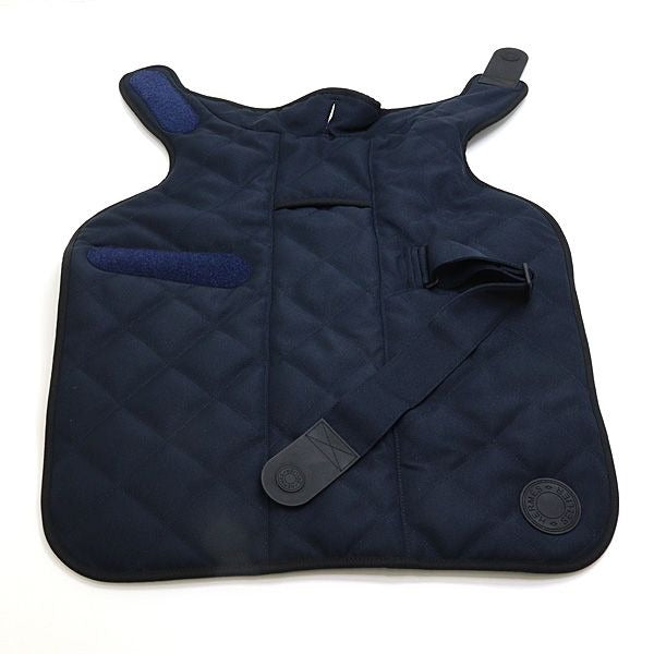 Hermes Quilted Coat for Dogs M Navys Rank