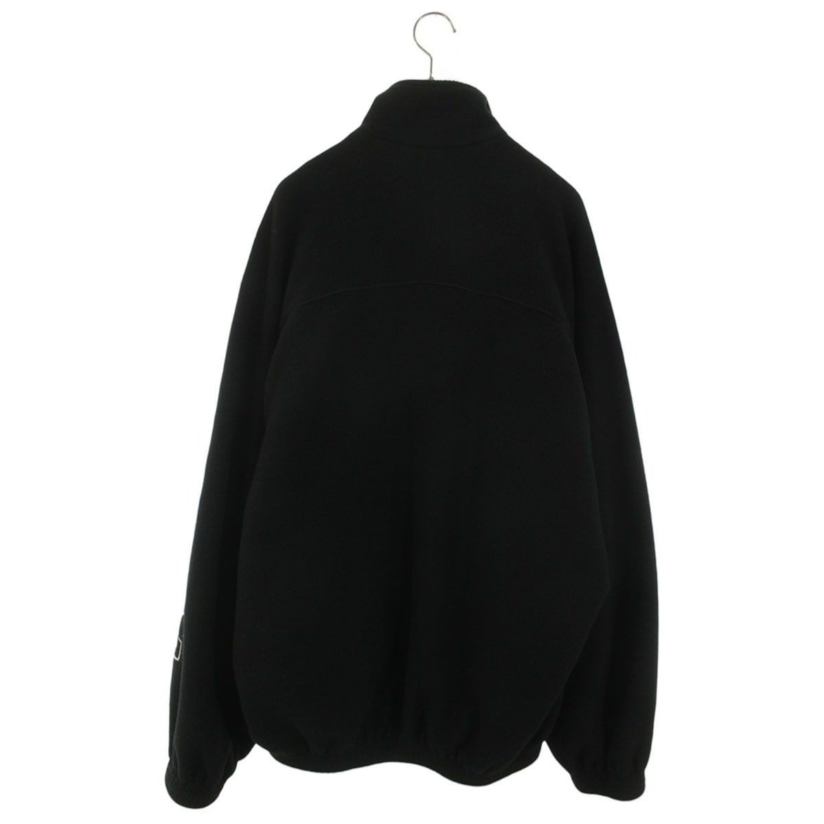 Balenciaga Arm Logo Embroidered Fleece Jacket 46 — view 2