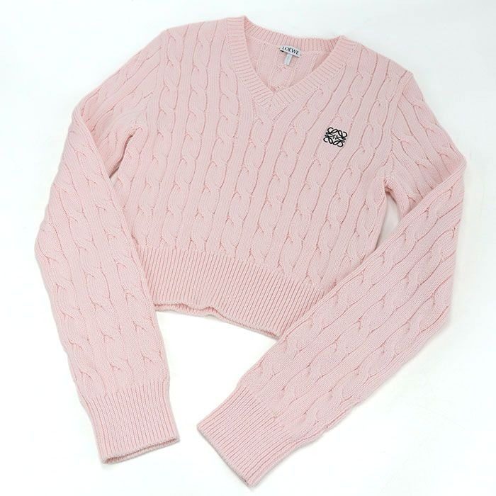 Loewe Sweater Anagram Knit Cotton Polyurethane