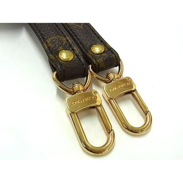 Louis Vuitton Monogram Bag Shoulder Strap Crossbody Brown — view 3