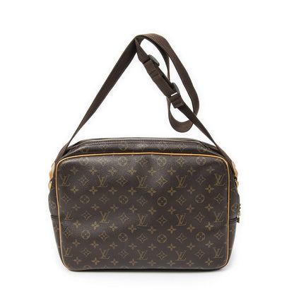 Louis Vuitton Reporter Brown Monogram Canvas Shoulder Bag — view 5