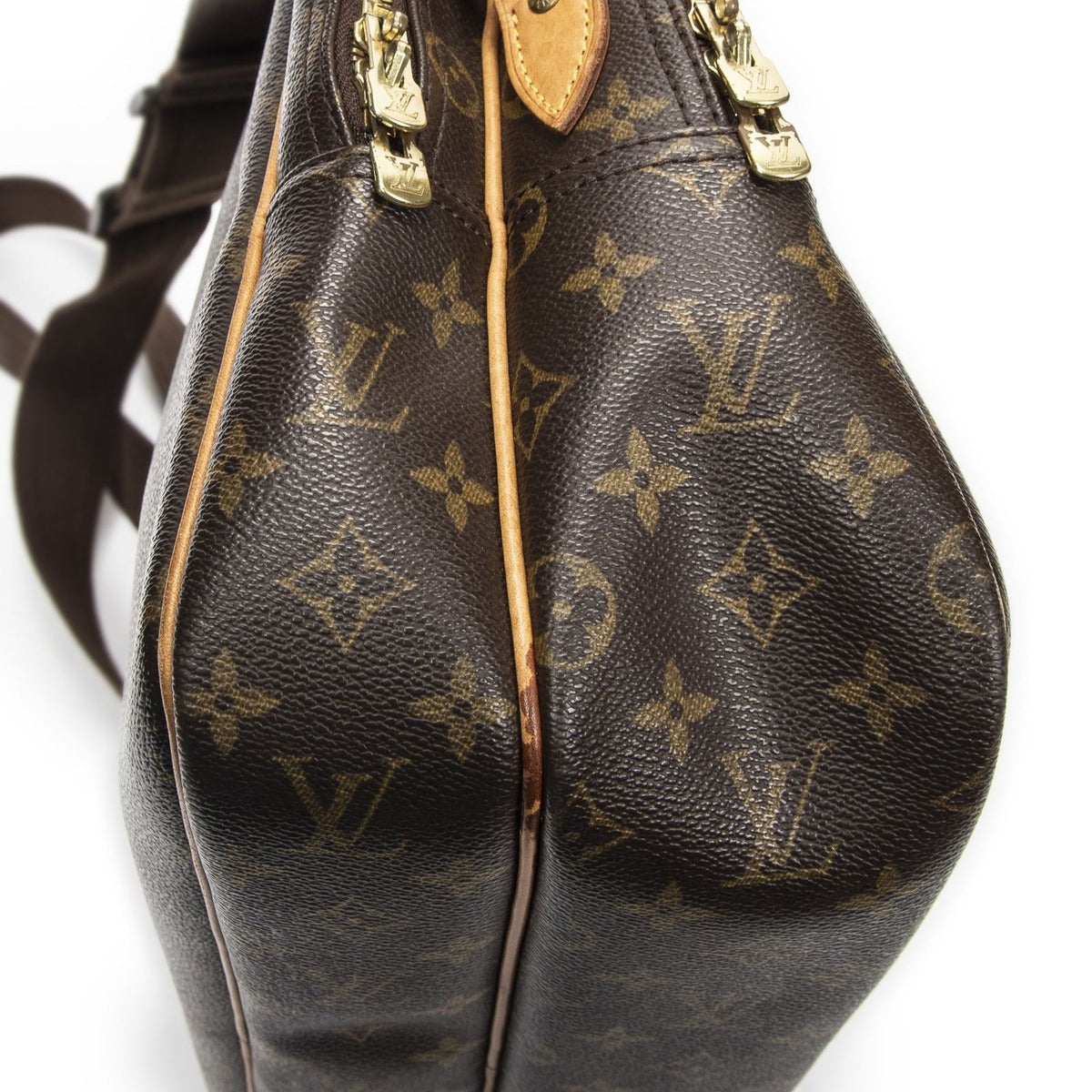 Louis Vuitton Reporter Brown Monogram Canvas Shoulder Bag — view 7