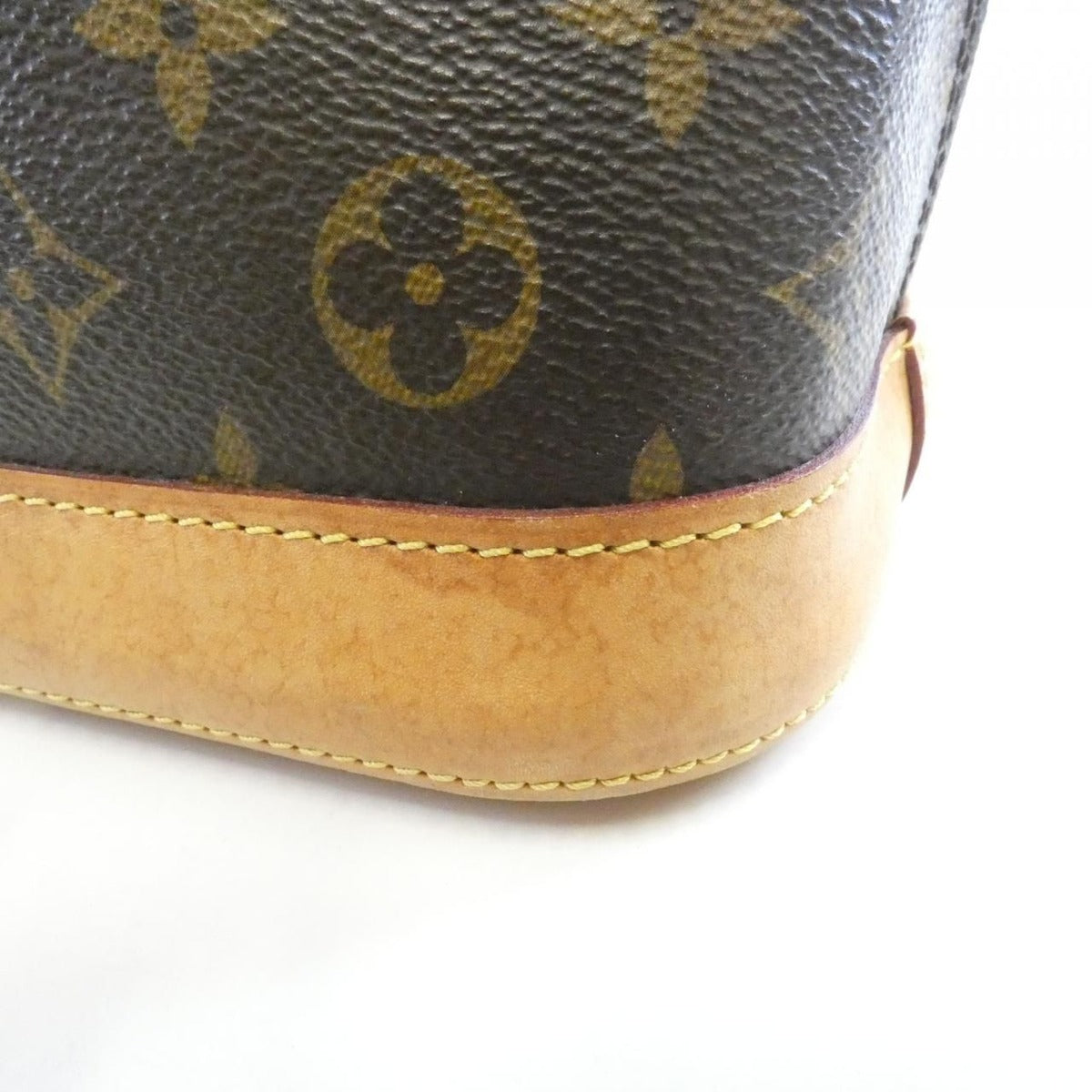 Louis Vuitton Monogram Alma PM Bag Brown Marron — view 3