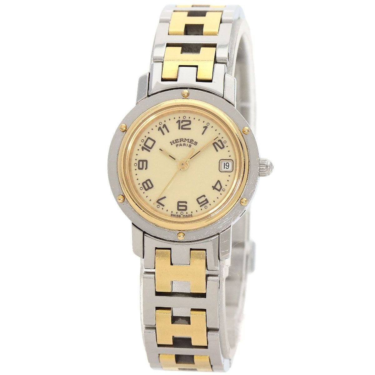 Hermes Clipper Watch SS Ssxgp