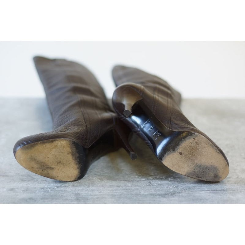 Louis Vuitton Boots Shoes Business Women Leather Black — view 6