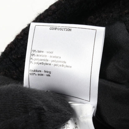 Chanel Skirt Coco Mark Button Tweed Wool — view 5