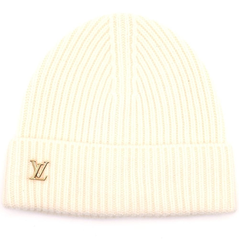 Louis Vuitton Beanie LV Spark Bronne Hat Ivory Cashmere