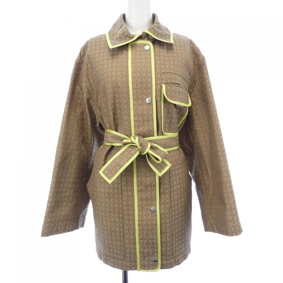 Hermes Mosaique Jacket Beige 36