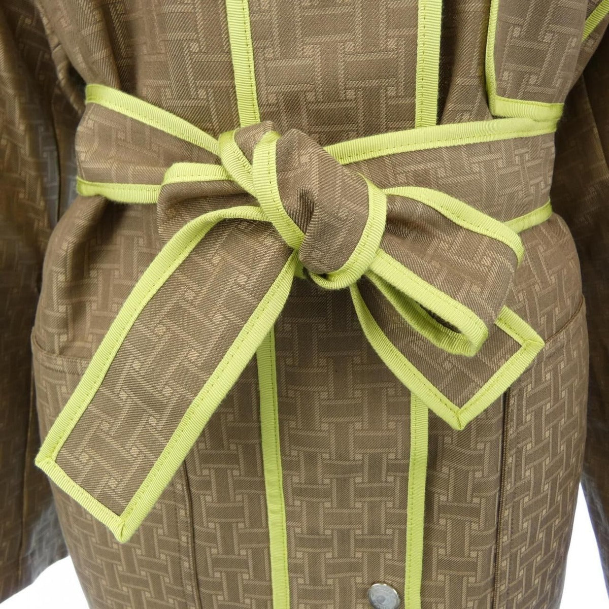 Hermes Mosaique Jacket Beige 36 — view 8