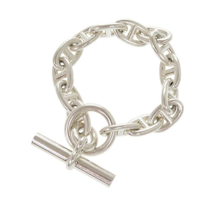 Hermes Chaine D'ancre MM 14 Frames Silver 925 Bracelet 0503