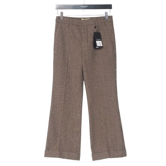 Saint Laurent Paris Pants Size 34 Glen Check Slacks