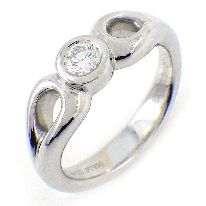 Tiffany & Co Ring Double Open Teardrop Point Diamond