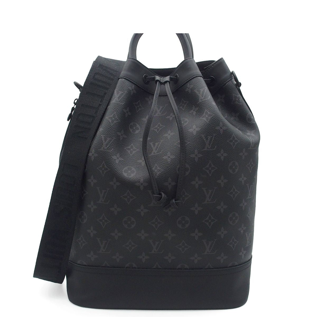 Louis Vuitton Maxi Noe Sling Black Monogram Eclipse 2-Way Shoulder Bag