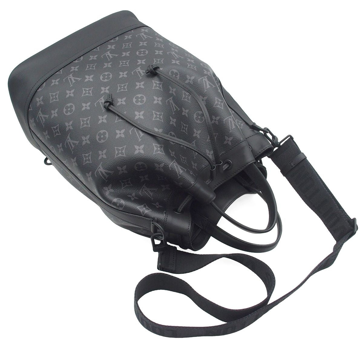 Louis Vuitton Maxi Noe Sling Black Monogram Eclipse 2-Way Shoulder Bag — view 4