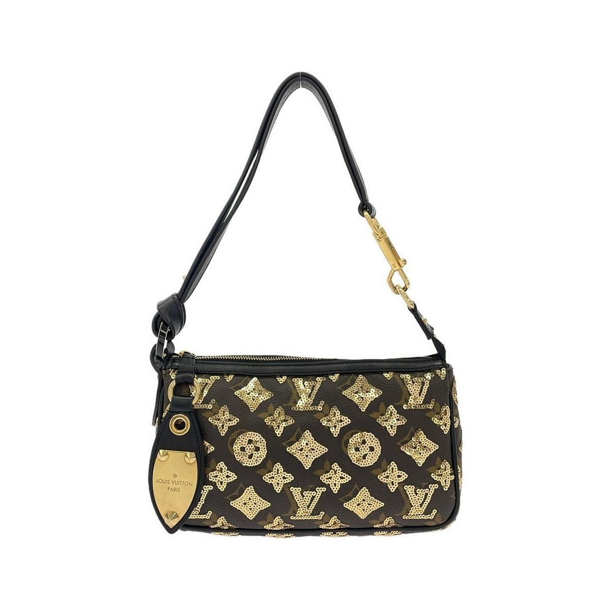 Louis Vuitton Monogram Eclipse Pochette Pouch