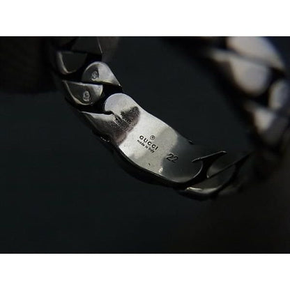 Gucci Interlocking Ring Silver — view 5
