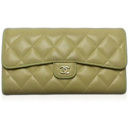 Chanel 25 Quilted Leather Bifold Wallet