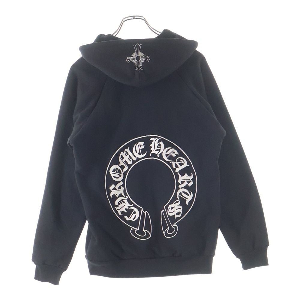 Chrome Hearts Vintage Sweatshirt HD Zip Backhoe Sush Print Lining Thermal Up Hoodie