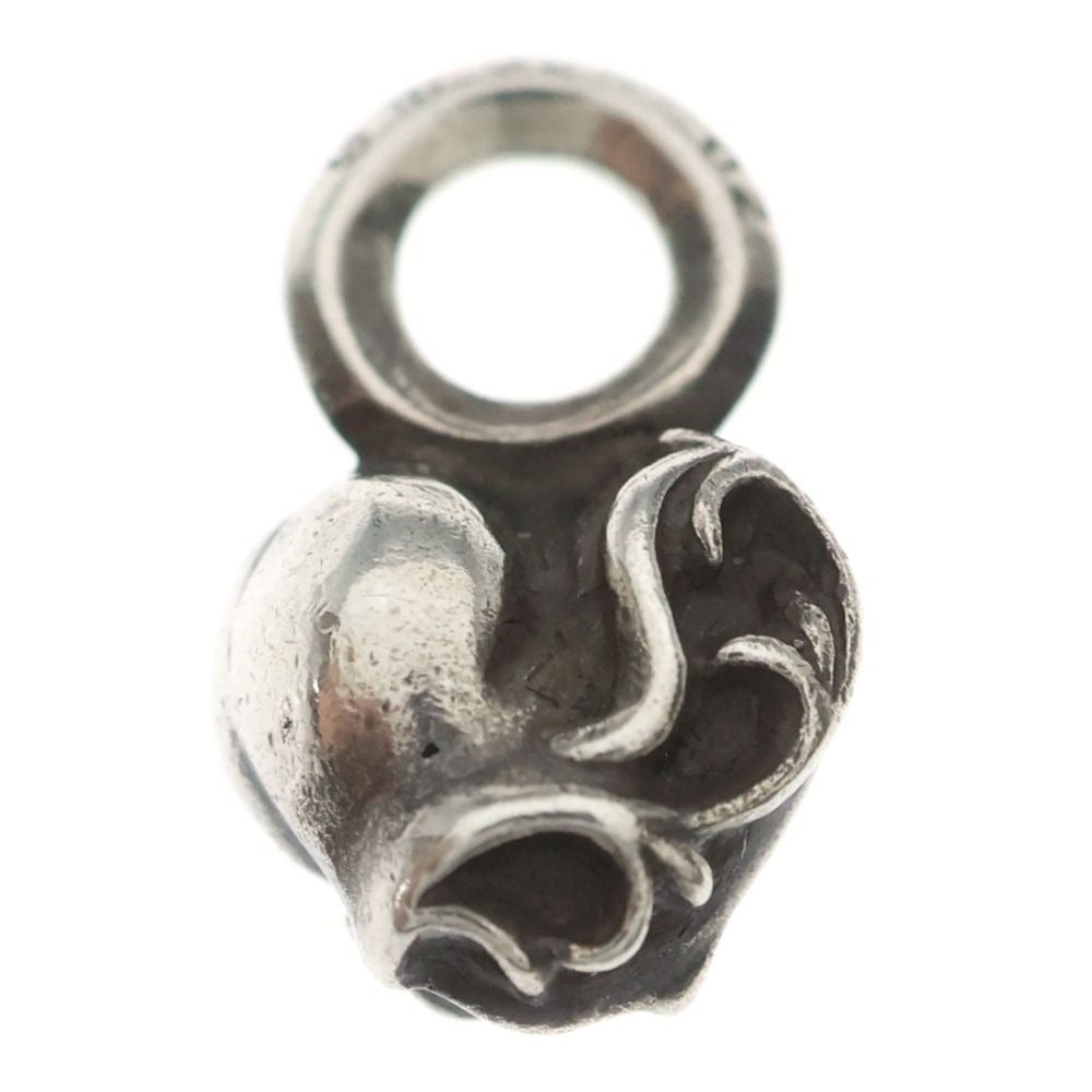 Chrome Hearts B Stack Heart Charm Silver Necklace Top