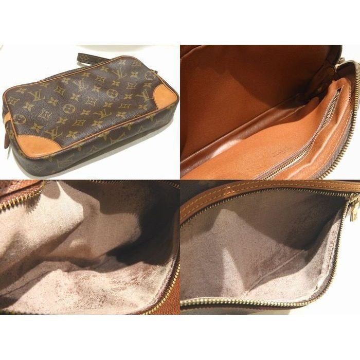 Louis Vuitton Marly Dragonne GM Second Monogram Clutch with Wrist 8C — view 2