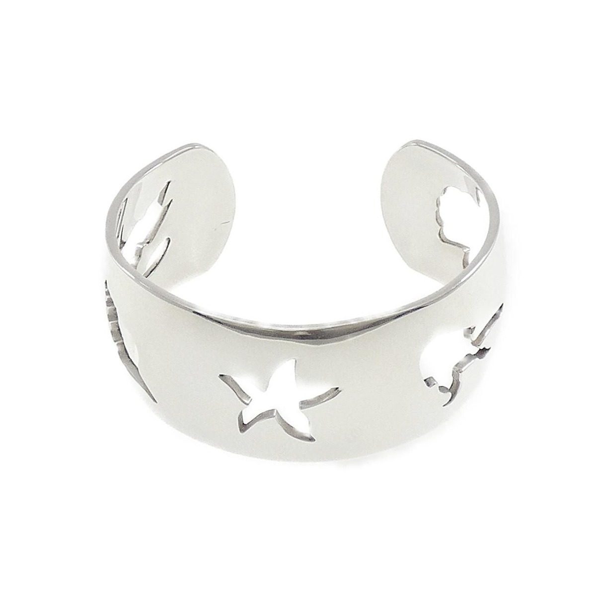Hermes Bangle Bracelet Silver
