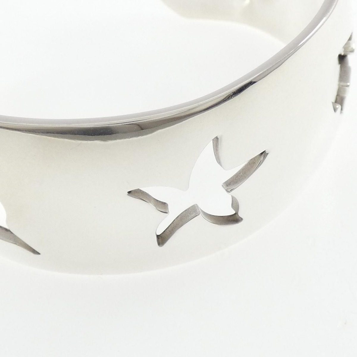 Hermes Bangle Bracelet Silver — view 2