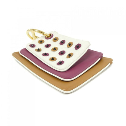 Fendi Triplet Bag Leather White — view 3