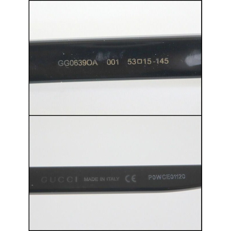 Gucci Sunglasses Acetate Black Blue Lens — view 7