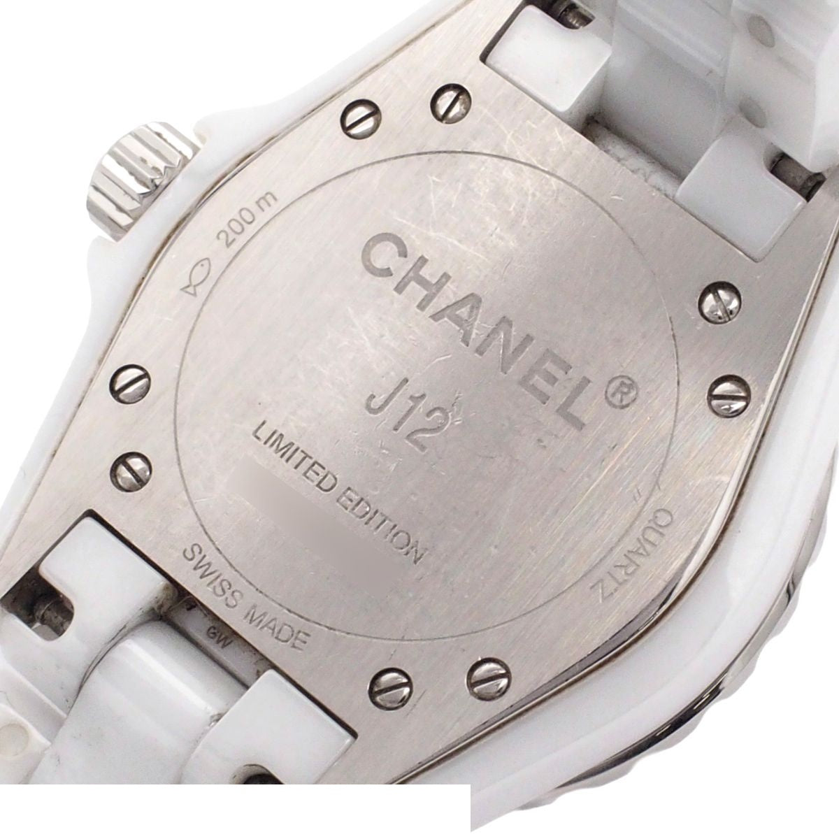 Chanel Mirror White Ceramic SS 33 World Limited Edition Watch Quartz — view 4