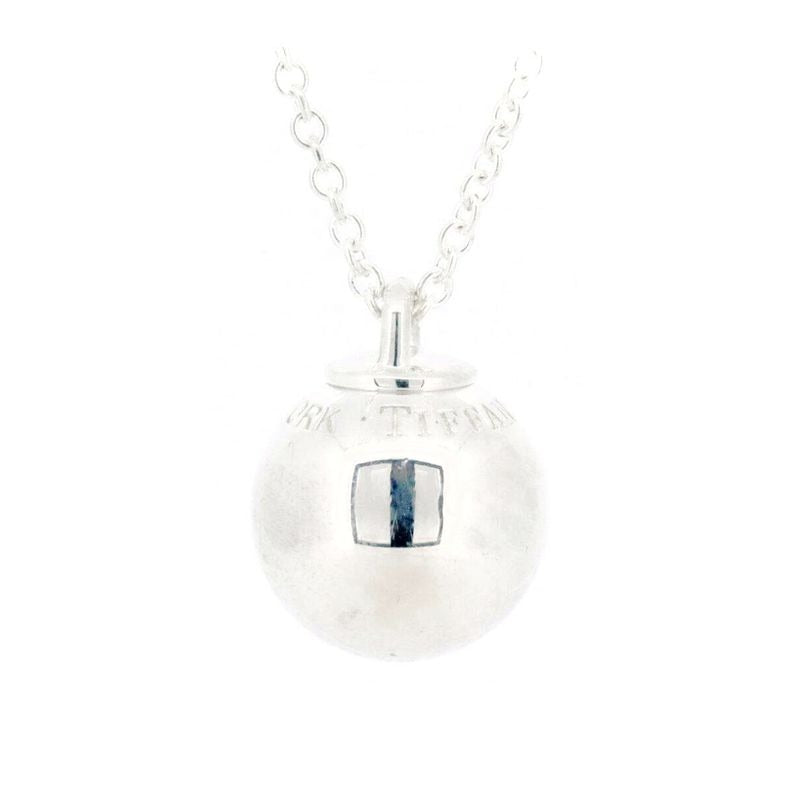 Tiffany & Co Hardware Ball Necklace AG 925 paw Nshop Item