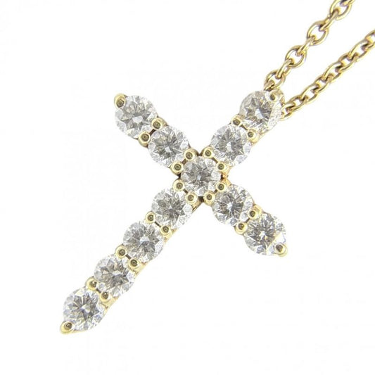 Tiffany & Co Necklace Jewelry Accessories Cross Pendant Small 18K