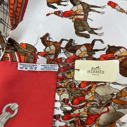 Hermes Carre 90 Red Sea and Cavalry — view 2