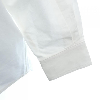 Prada Embroidered Oxford Cotton Shirt White — view 6