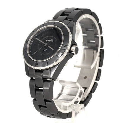 Chanel Phantom Ceramic Quartz Bracelet Black Arabic — view 2