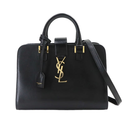 Saint Laurent Cabas 2-Way Bag Leather Black