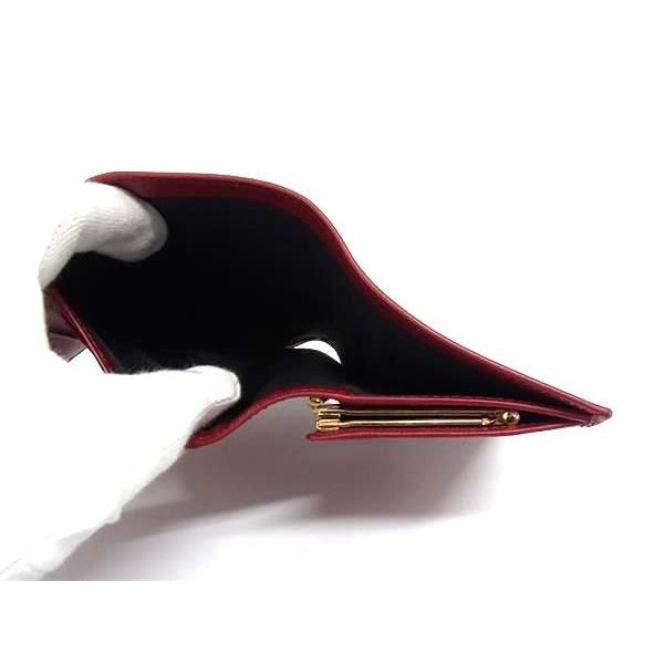 Yves Saint Laurent Leather Trifold Wallet Coin Purse — view 5