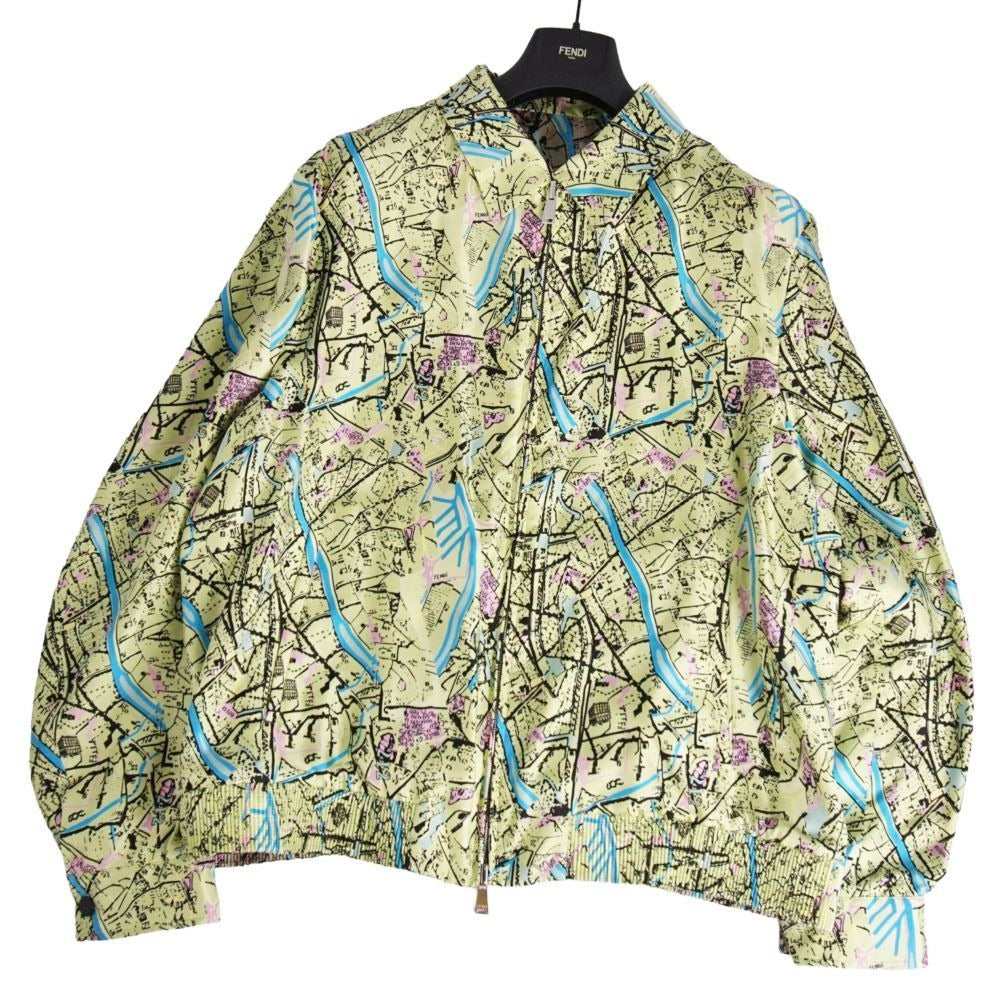 Fendi Jacket Reversible Silk 58 Condition Description
