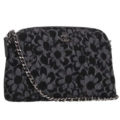 Chanel Camellia Chain Pouch Shoulder Bag