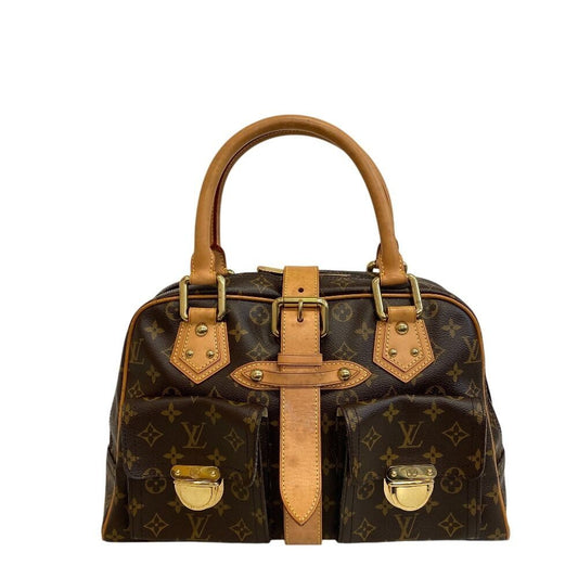 Louis Vuitton Manhattan GM Monogram Handbag Brown