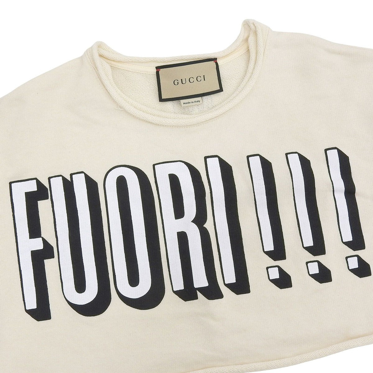 Gucci Cotton Cut Off Shirt — view 5